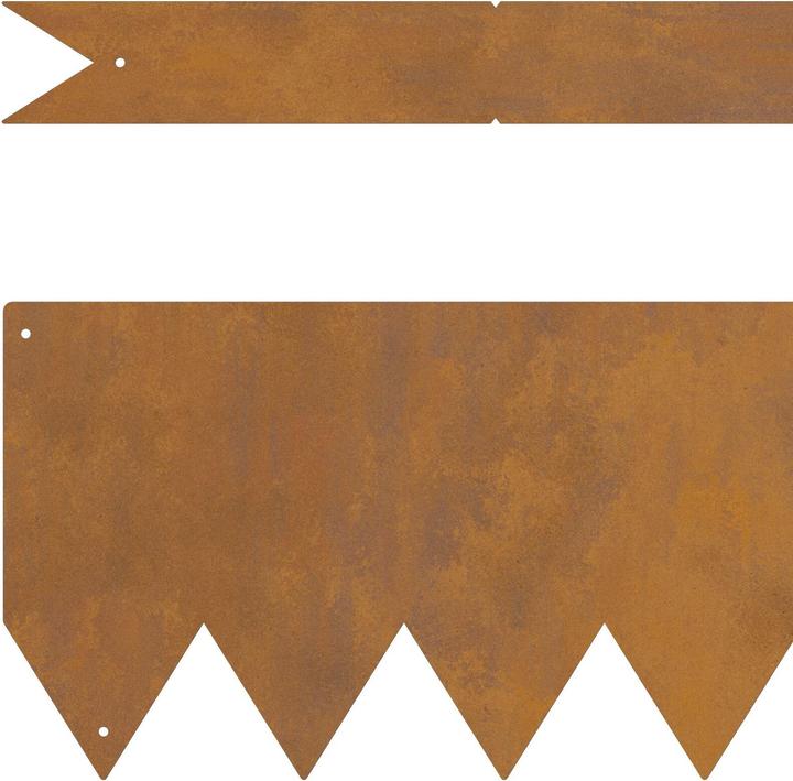 Produktbild VidaXL Rasenverkleidungen 20 Stück 100x0,5x15 cm Wetterbeständiger Stahl (100 cm)