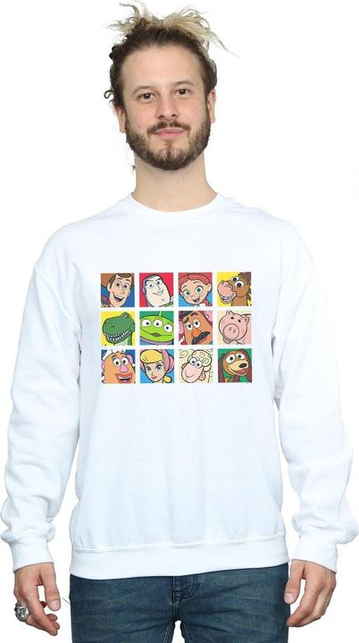 Actual product image Disney Mens Toy Story Character Squares Sweatshirt (M)