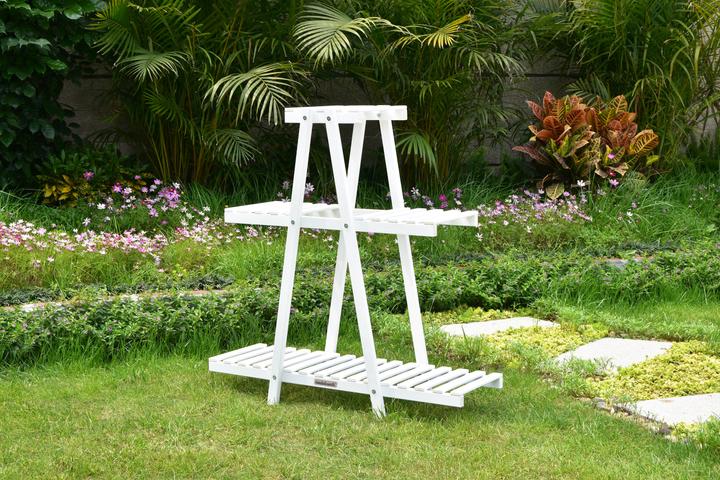 Actual product image Needs&Wants Blumenregal "Bloomy1" mit 3 Etagen, Fichte (weiss)