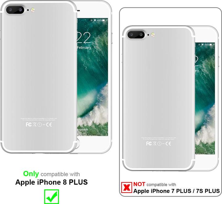 Produktbild Cadorabo Universale Schutzhülle für Apple iPhone 8 PLUS Tasche mit Gürtelclip (Apple iPhone 8 Plus)