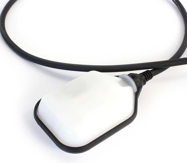 Produktbild XPOtool Aquastop Schwimmerschalter Teiche 5m Kabel Überlaufschutz schwarz-weiss