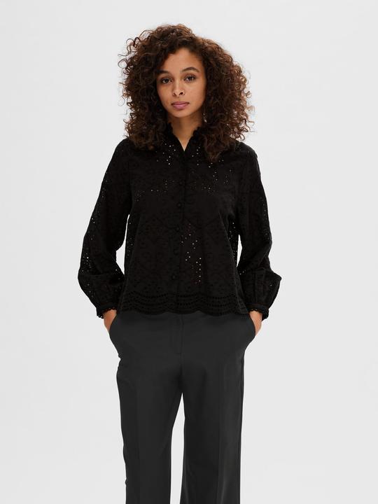 Actual product image Selected Femme Broderie Anglaise Shirt (42)