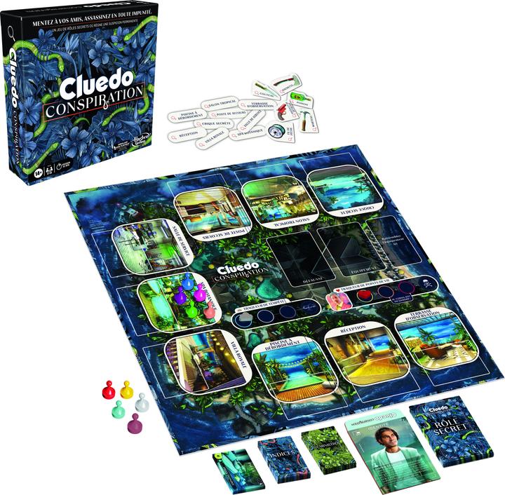 Actual product image Hasbro Gaming Cluedo Conspiracy (French)