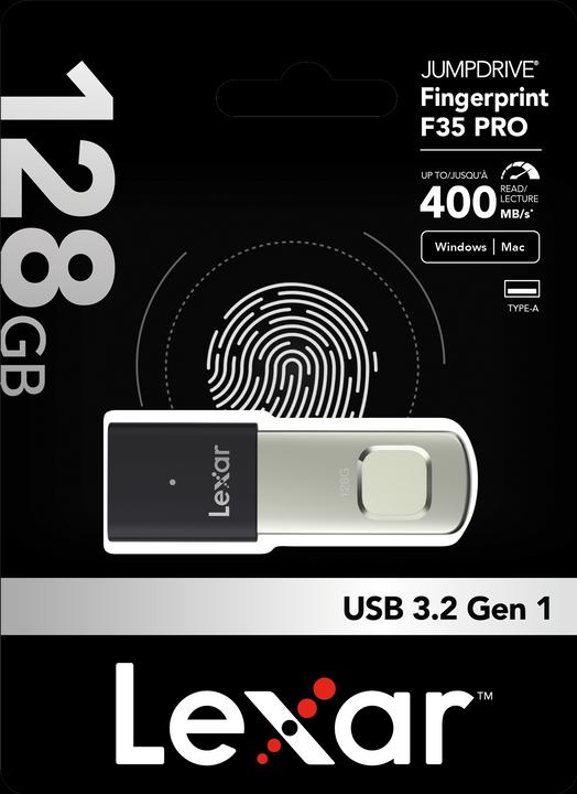 Produktbild Lexar Fingerprint F35 Pro (128 GB, USB 3.2)
