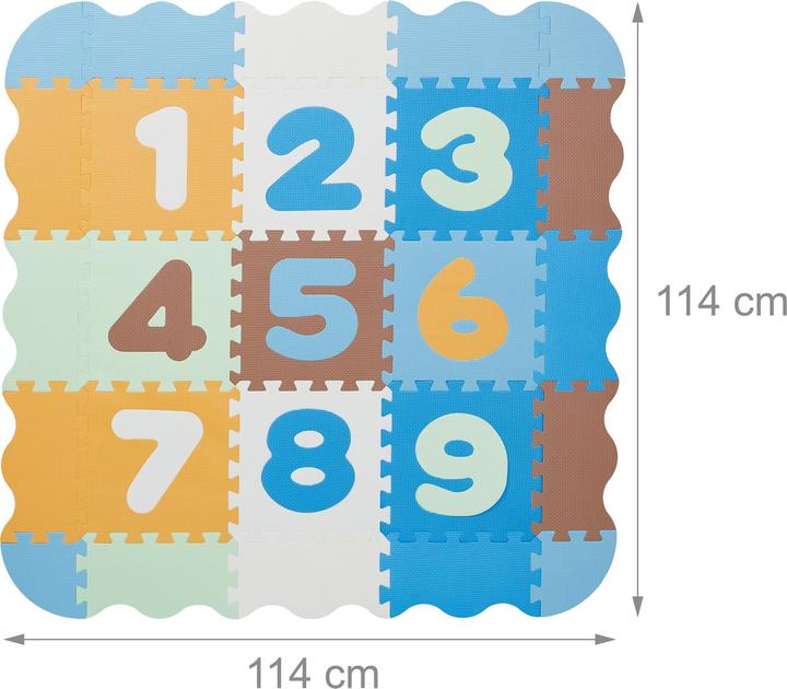 Actual product image Relaxdays 25x puzzle mat (30 x 30 x 1 cm)