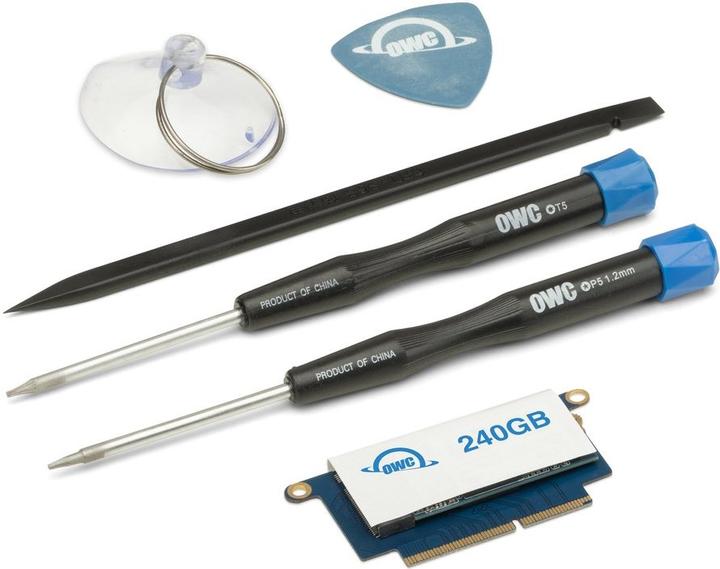OWC 250GB (240 after OP) Aura Pro NT for 2016-2017 TB3 non-Touchbar MBP End user retail kit : Drive and (240 GB, M.2)