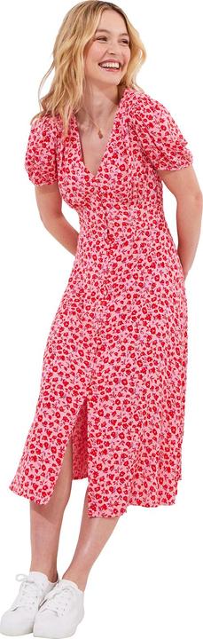 Actual product image Joe Browns Rose Print Midi Dress (36)