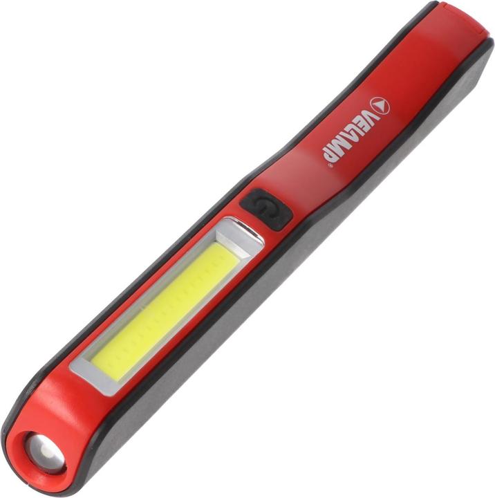Actual product image Velamp LED-Taschenlampe 2in1 Arbeitsleuchte, mit Magnet und Clip (150 lm)