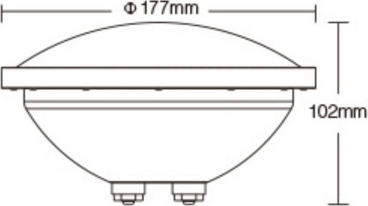 Produktbild Milight 27W Funk LED Poolleuchte RGB+KW/WW 24V PAR-56 (2600 lm, IP68)