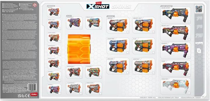 Actual product image Xshot X-SHOT SKINS - Last Stand GAME OVER 36518A