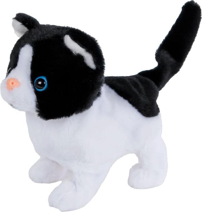 Produktbild Van Manen Veenendaal Take Me Home Interaktive laufende Katze Schwarz Weiss, 15,5 cm (15.50 cm)