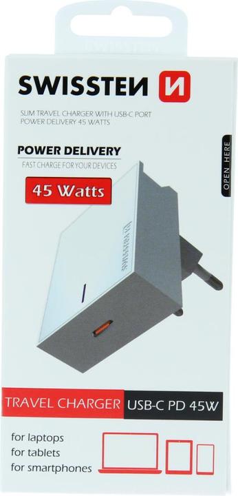 Produktbild Swissten USB Ladegerät PD3.0 45W (45 W)