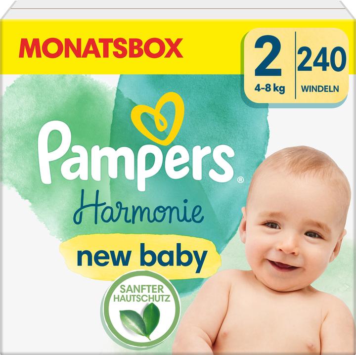 Immagine prodotto Pampers Harmonie (Dimensione 2, Pacco mensile, 240 Pezzo/i)