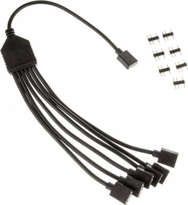 Actual product image Kolink ARGB 1-6 splitter cable (RGB)