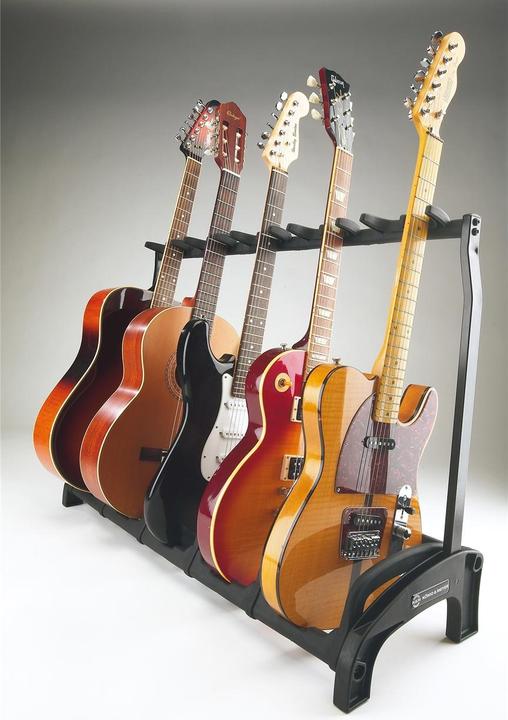 Produktbild K&M 5-fach Gitarrenständer »Guardian 5« (Bass, Gitarre, E-Gitarre)
