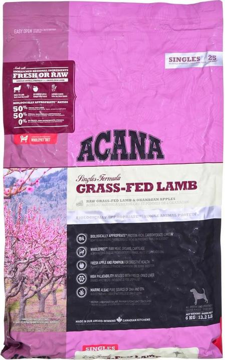Produktbild Acana Singles Grass-Fed Lamb (Adult, 1 Stk., 6000 g)