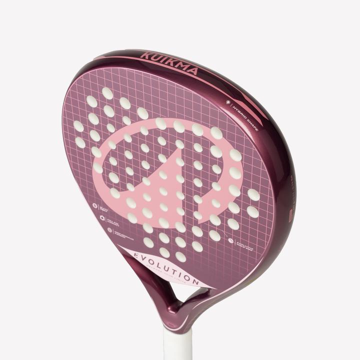 Immagine prodotto Kuikma Padelschläger Kinder 9 bis 12 Jahre - PR Evolution Violett/Rosa