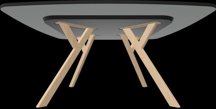 Actual product image Dietiker Felber T14 meeting table Square (1600 x 1600 x 720 mm)