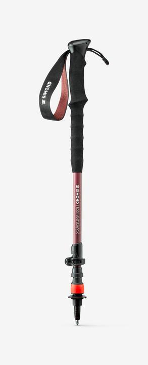 Image du produit Simond 1 Bâton randonnée absorption impacts - MT500 ANTICHOC rouge (65 cm)