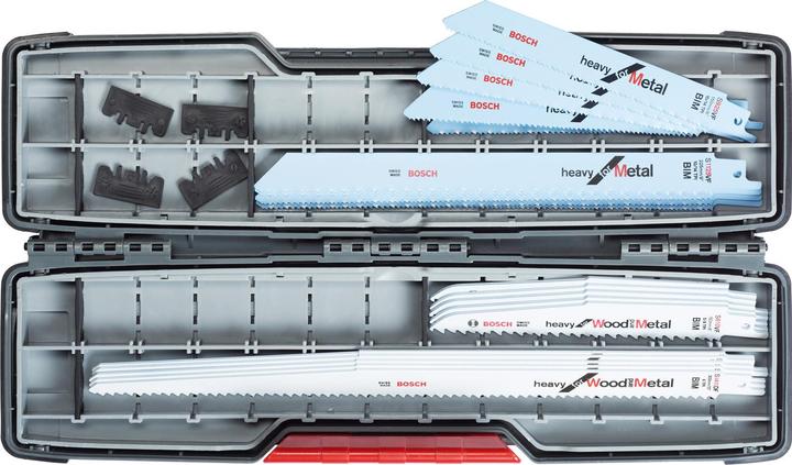 Produktbild Bosch Professional Zubehör 16-tlg. Säbelsägeblatt-Set, ToughBox für Abrissarbeiten