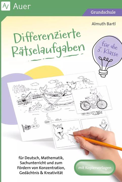 Image du produit Differenzierte Rätselaufgaben für die 3. Klasse (Allemand, Almuth Bartl, 2023)