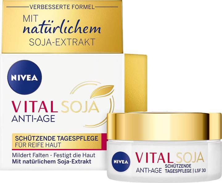 NIVEA Vital Soja Protective Day Care SPF30 (50 ml, Tagescreme, SPF 30)