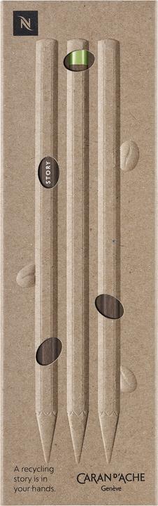 Produktbild Caran d'Ache Nespresso Swisswood (3 mm, HB, 3 x)