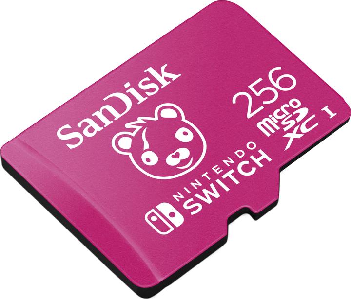Actual product image SanDisk Nintendo Switch Card Fortnite Edition (256 GB, microSDXC, U3, UHS-I)