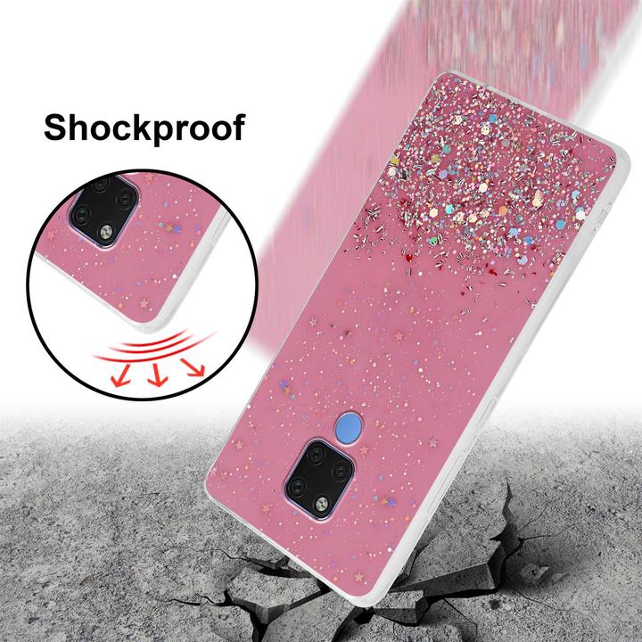 Actual product image Cadorabo TPU cover sparkling glitter (Mate 20)