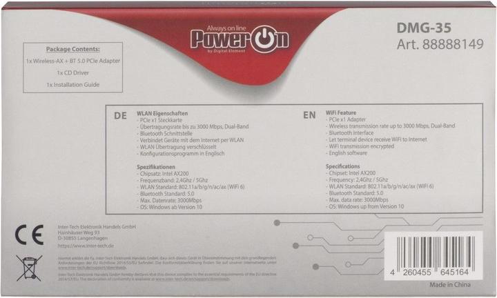 Immagine prodotto Intertech DMG-35 (Mini PCI Express)