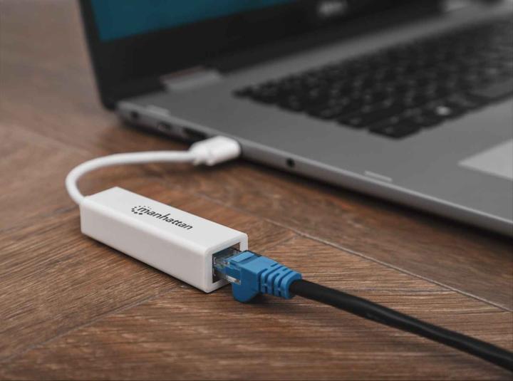 Immagine prodotto Manhattan Adattatore da USB a Ethernet (USB, RJ45 (1x))