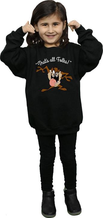 Immagine prodotto Looney Tunes Taz That's All Folks Felpa Ragazze (152, 158)