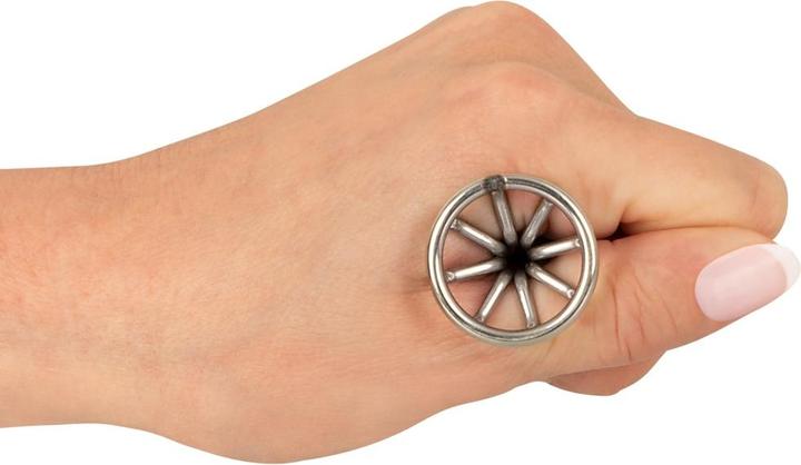 Actual product image Anos Metal Cage Butt Plug 3.8