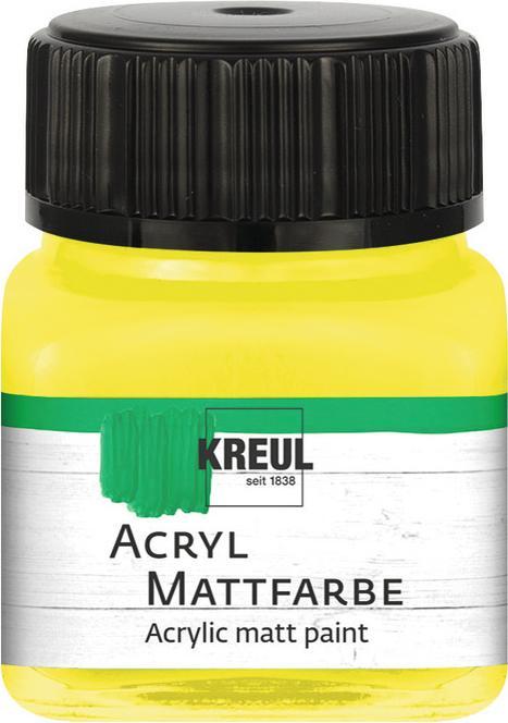 Produktbild Kreul Acryl Mattfarbe, 20 ml (Gelb, 20 ml)