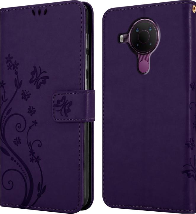 Image du produit Cadorabo Pochette Flower Book (Nokia 5.4)