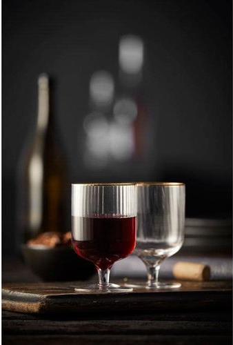 Immagine prodotto Lyngby 30 cl - Vetro - Trasparente/bordo sagomato (30 cl, 4 Occhiali, Set di bicchieri da vino)
