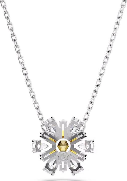 Swarovski Idyllia Halskette Blume Gelb (Swarovski Metall, 38 cm)