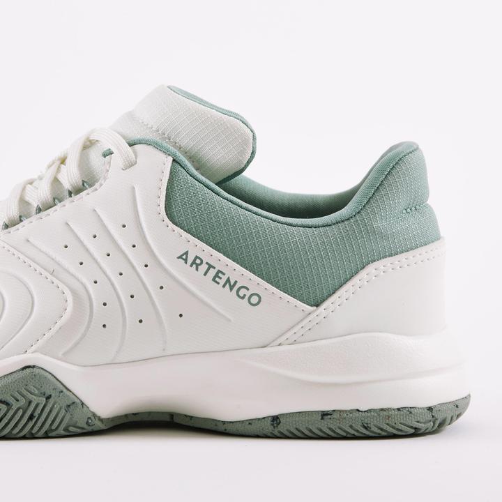 Actual product image Kuikma Kinder Tennisschuhe mit Schnürsenkel - TS Strong Jr weiss (36)