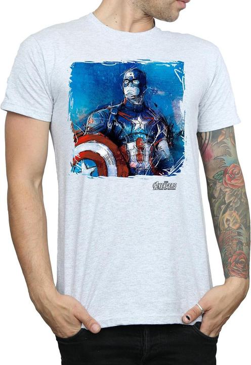 Immagine prodotto Captain America Maglietta Arte Uomo (XXL)