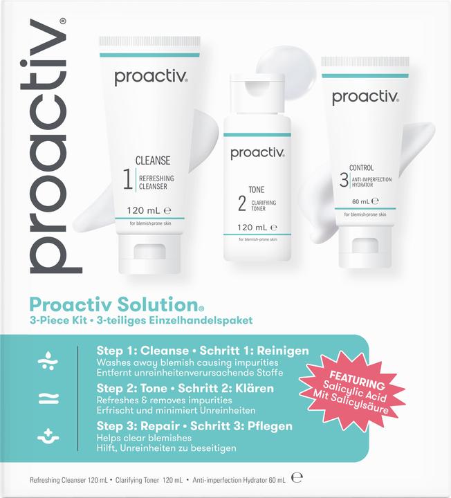 Actual product image Proactiv Solution 60 days kit 300 ml (Cleaning cloths, 300 ml)