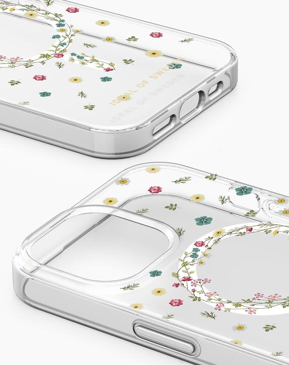 Actual product image iDeal Of Sweden Clear Case MagSafe iPhone 13 / 14 / 15 / 16e Petite Floral (Oppo A16e, Apple iPhone 13)
