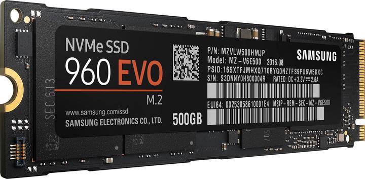 Productafbeelding Samsung 960 Evo (500 GB, M.2)