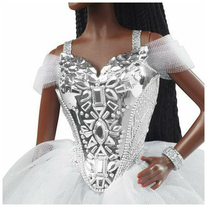 Actual product image Mattel Barbie Collectible Silver Holiday