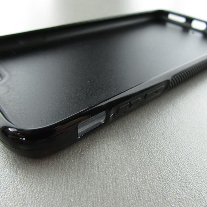 Produktbild PhoneLook Hülle Silikon schwarz Red Blue Cat Glasses (Apple iPhone 6)