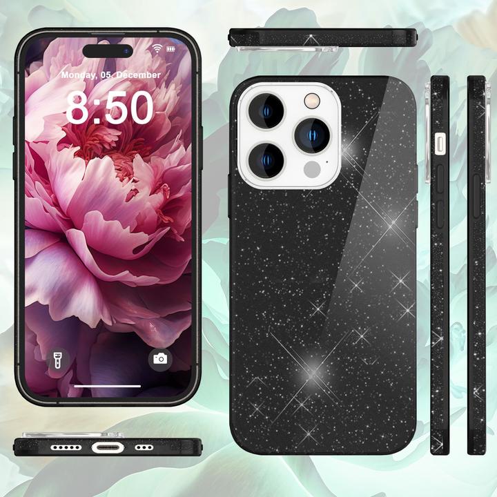 Actual product image Nalia Glitter cover (Apple iPhone 15 Pro)