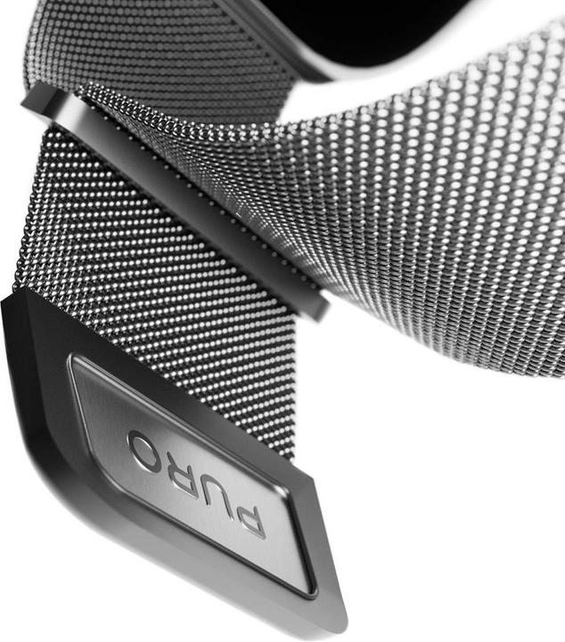 Immagine prodotto Puro Cinturino a maglia milanese per Apple Watch 42-44-45-49 mm (42 mm, 44 mm, 45 mm, 49 mm, Acciaio inossidabile, Apple Watch Series 1, Apple Watch Series 2, Apple Watch Series 3, Apple Watch Serie 4, Apple Watch Serie 5, Apple Watch Ultra, Apple Watch Ultra 2, Apple Watch Serie 6, Apple Watch Series 7, Apple Watch Series 8, Apple Watch Series 9, Apple Watch SE)