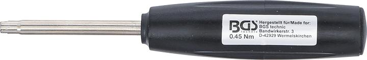 Image du produit BGS Tournevis dynamométrique pour inserts de valves 0,45 Nm