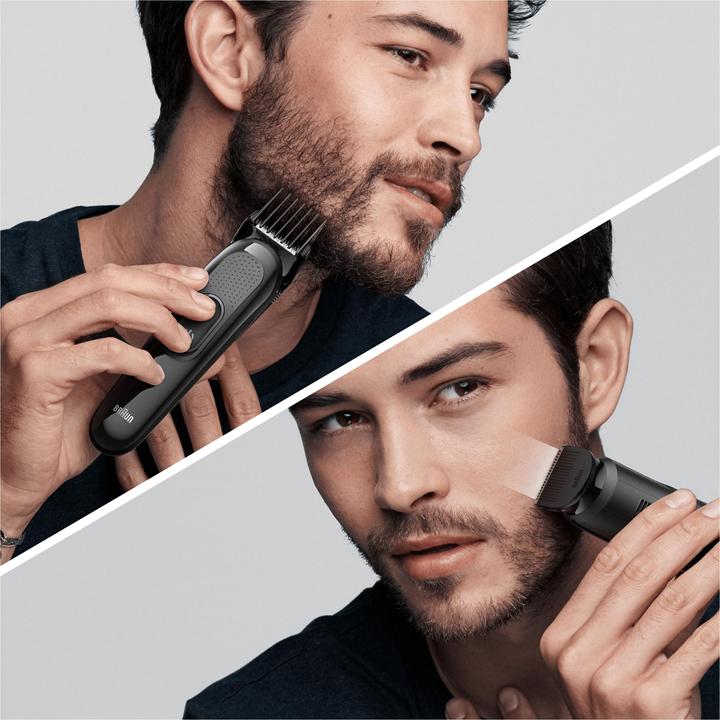 Produktbild Braun All-in-One 3 Trimmer MGK3322, 6-in-1 Barttrimmer für Herren, 5 Aufsätze