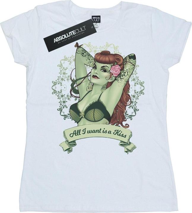 Image du produit - T-shirt POISON IVY ALL WANT IS A KISS - Femme (M)