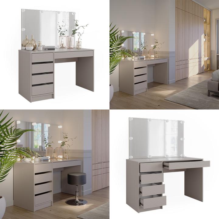 Actual product image Vicco Sherry with lighting (120 x 75 x 55 cm)